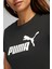 ESS Logo Tee Siyah Kadın Kısa Kol T-Shirt 4