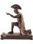 Şövalye Kalemlik Miğfer Heykel Kalemlik Standlı Bronz (Yurt Dışından) 5