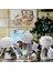 Cüceler Peluş Dekor Bay Cüce ve Bayan Cüce Bebekleri Noel Süsü (Yurt Dışından) 5