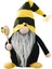 Bumble Bee Çizgili Cüce Yüzsüz Bebek Dekoru Ev Masaüstü Dekoru,a (Yurt Dışından) 1