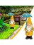 Güneş Enerjili LED Işıklı Bahçe Cüce Heykeli Gnome Patio Süsü (Yurt Dışından) 2