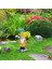 Güneş Enerjili LED Işıklı Bahçe Cüce Heykeli Gnome Patio Süsü (Yurt Dışından) 5