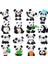 16 Adet Sevimli Panda Bebekleri Sevimli Panda Oyuncak Figürleri Oyuncak Mini Panda (Yurt Dışından) 1