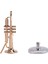Minyatür Trompet Stand ve Kılıflı Mini Müzik Aleti Modeli (Yurt Dışından) 2