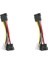 Adet 4-Pin Molex'ten 3-Pin Fan Güç Kablosu Adaptör Konnektör Kabloları (Yurt Dışından) 1