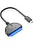 Sabit Disk Adaptör Kablosu Usb3.1'den Sata Type-C'ye Sata 2.5 Inç (Yurt Dışından) 3