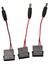 Adet Büyük 4p'den Dc 5521 Şasi LED Işıkları 12V Güç Kablosu Siyah+Kırmızı (Yurt Dışından) 3