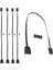 Corsair 4pın Rgb'den Standart Argb 3-Pin 5V Adaptörüne 5 Adet Rgb 25CM (Yurt Dışından) 1