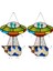 Ufo Vitray Güneş Tutucusu Ufo Inek Asılı Cam Güneş Tutucusu (Yurt Dışından) 1