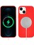iPhone 13 Uyumlu Klcr Silksafe Wireless Kapak-Kırmızı 1