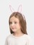 Led Işıklı Peluş Pofuduk Tavşan Kulak Tavşan Taç Pembe 17x23 Cm 4