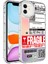 iPhone 11 Kılıf Kamera Korumalı Renkli Desenli Sert Silikon Klcr Korn Kapak-No5 1