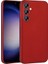 Galaxy S24 Plus Kılıf Klcr Premier Silikon Kapak-Kırmızı 1
