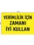 Metal Verimlilik Için Zamanı Iyi Kullan 30 cm x 40 cm A3 Büyüklüğünde Uyarı Levhası Yönlendirme 1