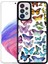 Galaxy A33 5g Kılıf Klcr M-Fit Desenli Kapak-Butterfly No3 1