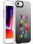 iPhone Se 2020 Uyumlu Desenli Klcr Silver Sert Kapak-You 1