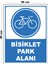 Metal Bisiklet Park Yeri 30CM x 40CM A3 Büyüklüğünde Uyarı Levhası Yönlendirme Tabelası 1
