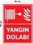 Metal Yangın Dolabı 30 cm x 40 cm A3 Büyüklüğünde Uyarı Levhası Yönlendirme Tabelası 1