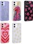 iPhone 11 Kılıf Simli Desenli Kamera Korumalı Parlak Klcr Popy Kapak-Kalp 2