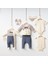 2006 Mnz Marka Çizgi Detaylı Yeni Doğan Hastane Çıkışı Unisex 8'li Set 1