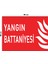 Metal Yangın Battaniyesi 30 cm x 40 cm A3 Büyüklüğünde Uyarı Levhası Yönlendirme Tabelası 1