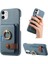 IPhone 12 Mini Kart Yuvaları Premium Dokulu Deri Halka Standı (Yurt Dışından) 1