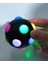 Luxury Disko Işıklı Kedi Oyun Topu Büyükler+Küçüklere Zıpzıp Disco Işık Show 15 LED 6cm Kaucuk Eğlence Topu 1 Adet 2