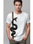 Yılan Baskılı Unisex Tshirt 1