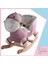 Sallanan Doldurulmuş At Peluş Rocker 60 cm Pembe-Beyaz Yktsn 4