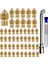 56 Adet 3D Yazıcı Nozulları Mk8 Nozulları 0.4mm 3D Yazıcı Pirinç Nozulları (Yurt Dışından) 1