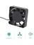 4 Adet 3D Yazıcı Soğutma Fanı 4010 Dc Fan Ekstruder Soğutma Için 24V (Yurt Dışından) 5