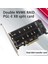 Pcı-Ex8 Çift Diskli Nvme M.2 Mkey Pcı-E Bölünmüş Kart (Yarım Yükseklikteki Kart) (Yurt Dışından) 4