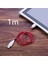 Şarj Veri Kablosu, Taşınabilir Çok Seçenekli Tablet Kablosu (Kırmızı, 1m) (Yurt Dışından) 5