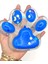 Dev Pati Squishy Taba Squishy Kedi Pati Sıkma 14 cm Pullu Pati Sukuşi - Şeffaf Mavi 1