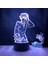Anime Meyve Sepeti Figürü 3D Çocuk Için, Uzaktan Kumandayla Değişen 16 Renk, Çocuk Odası Dekoru, Zerochan Figürü Manga Illusion LED Oyuncak Lamba Kız Erkek Çocuklar Için Yılbaş (Yurt Dışından) 1