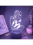 Anime Zero Two Figure 3D Çocuk Için, Uzaktan Kumandayla Değişen 16 Renk, Çocuk Odası Dekoru, Figure Manga Illusion LED Oyuncak Lamba Kız Erkek Çocuklar Için Yılbaşı Hediyeleri (Yurt Dışından) 1