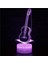 Anime Bas Gitar Keman Figürü 3D Çocuk Için, Uzaktan Kumanda ile Değişen 16 Renk, Çocuk Odası Dekoru, Şekil Manga Illusion LED Oyuncak Lamba Kız Erkek Çocuklar Için Yılbaşı Hedi (Yurt Dışından) 1