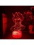 Darling In The Franxx Anime 3D Erkek Için 16 Renk Kız Odası Dekoru Illusion LED Lamba USB Manga Darling In The Franxx Şekil Uygun Çocuk Yılbaşı Hediyeleri (Darling In The Franx (Yurt Dışından) 1