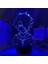 Anime Vaat Edilen Neverland Figürü 3D Çocuklar Için, Uzaktan Kumandayla Değişen 16 Renk, Çocuk Odası Dekoru, Ray Figürü Manga Illusion LED Oyuncak Lambası Kız Erkek Çocuklar Iç (Yurt Dışından) 2