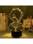 Anime Vaat Edilen Neverland Figürü 3D Çocuklar Için, Uzaktan Kumandayla Değişen 16 Renk, Çocuk Odası Dekoru, Ray Figürü Manga Illusion LED Oyuncak Lambası Kız Erkek Çocuklar Iç (Yurt Dışından) 3