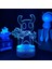 Oyun Içi Boş Şövalye Figürü 3D Çocuk Için, Uzaktan Kumanda ile Değişen 16 Renk, Çocuk Odası Dekoru, Manga Illusion LED Oyuncak Lamba Kız Erkek Çocuklar Için Noel Hediyeleri (Cr (Yurt Dışından) 1