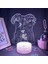 Için Anime Tokyo Revengersed 3D Nightlight 16 Renk Dekor Illusion Uzaktan Kumandalı LED Lamba, Manga Tokyo Revengers Şekil Noel Hediyesi Oyuncaklar Çocuklar/erkekler (Lav Lambası) (Yurt Dışından) 1