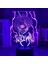 Juice Wrld Figure 3D Çocuklar Için, Uzaktan Kumanda ile Değişen 16 Renk, Çocuk Odası Dekoru, Figure Manga Illusion LED Oyuncak Lamba Kız Erkek Çocuklar Için Yılbaşı Hediyeleri (Yurt Dışından) 1