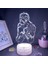Için Anime Jujutsu Kaisened 3D Nightlight 16 Renk Dekor Illusion Uzaktan Kumandalı LED Lamba, Manga Jujutsu Kaisen Şekil Noel Hediyesi Oyuncaklar Çocuklar/erkekler (Lav Lambası) (Yurt Dışından) 1