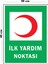 Metal Ilk Yardım Noktası 30 cm x 40 cm A3 Büyüklüğünde Uyarı Levhası Yönlendirme Tabelası 1