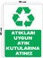 Metal Atıkları Uygun Atık Kutularına Atınız 30 cm x 40 cm A3 Büyüklüğünde Uyarı Levhası Yönlendirme 1