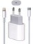 Apple Uyumlu 20W Şarj Adaptorü Type-C Başlık + Type C To Lightning Kablo- Yüksek Kalite - 20W Power Adapter 5