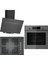 Gri 3 Lü Ankastre Set 181 (HB012FBH1T - EO7C9PO12O - LC64KPJ70T) 1