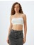 Fitilli Ip Askılı Slim Fit Crop Kadın Atlet 3