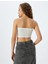 Fitilli Ip Askılı Slim Fit Crop Kadın Atlet 4